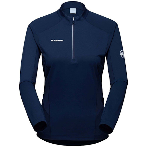 Mammut Aenergy Fl Zip T-shirt Med Lång ärm Blå XL Kvinna
