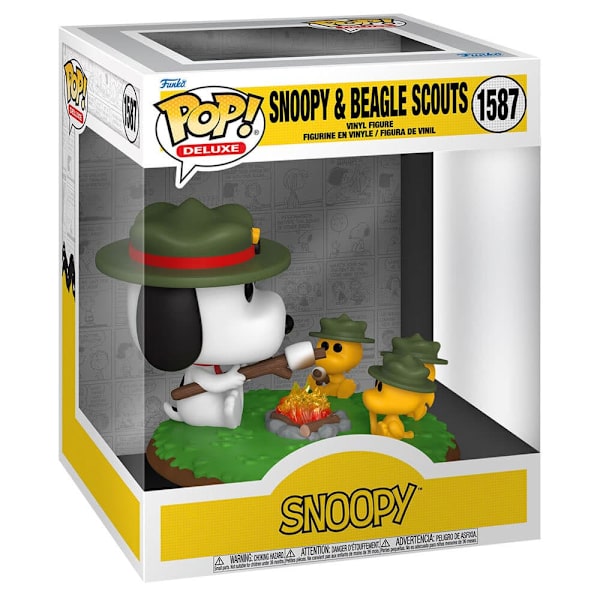 Funko Pop Deluxe Jordnötter Snoopy & Beable Scouts
