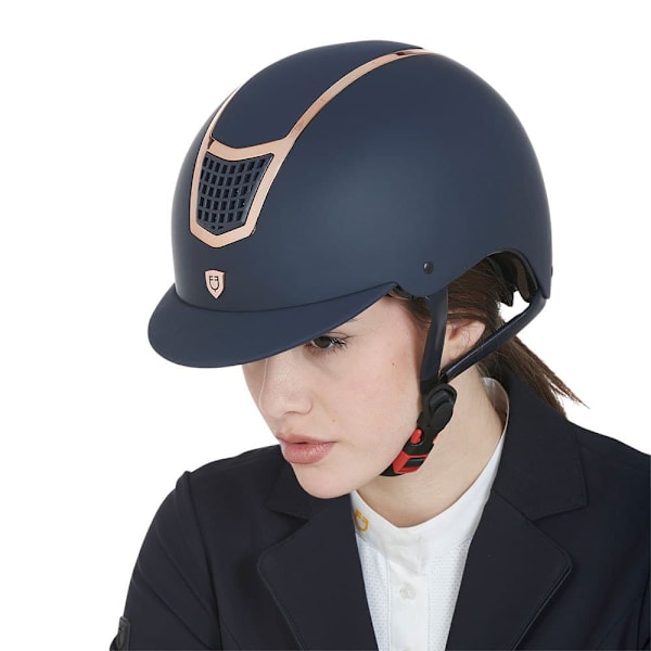Equestro Hjelm Modello Eclipse Plain Matt Rowel Fitting  59-61 cm