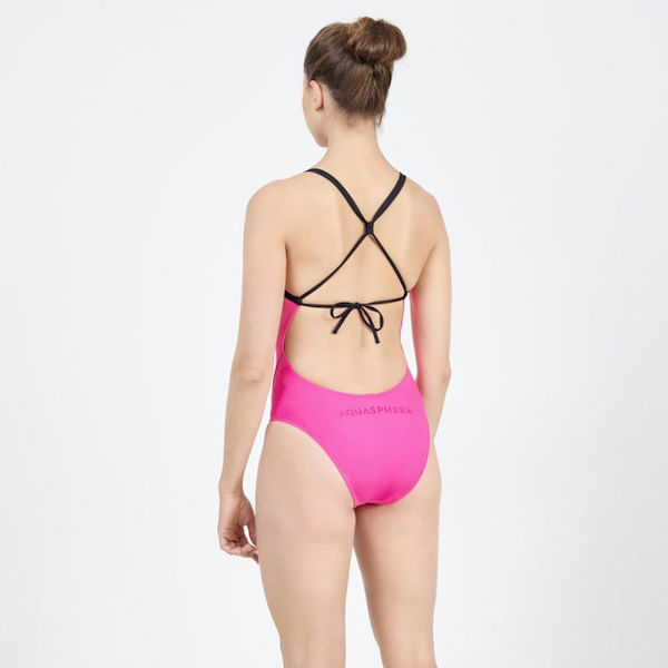 Aquasphere Baddräkt Essential Tie Back Rosa FR 46 Kvinna