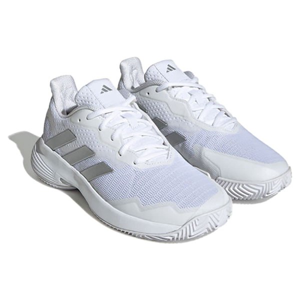 Adidas Alla Hovskor Courtjam Control Clay Vit EU 38 2/3 Kvinna