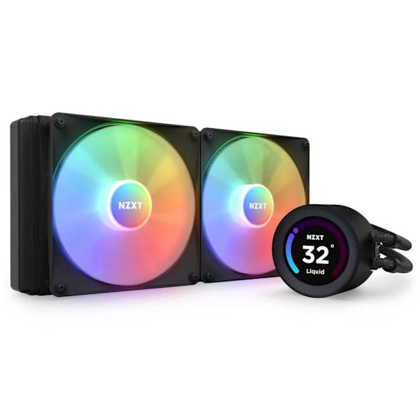 Nzxt Kraken Elite 280 Rgb Vandkøling Sort