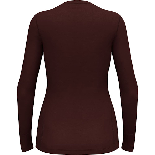 Odlo Merino 200 Langærmet Baselayer Brun XS Kvinde