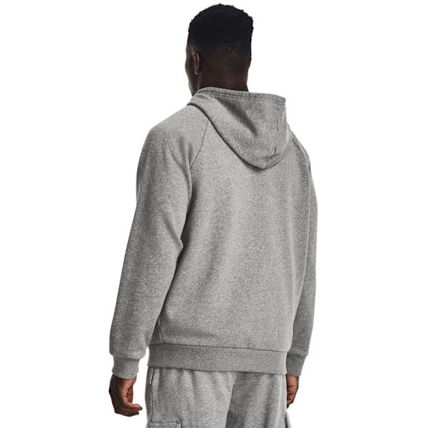 Under Armour Sweatshirt Med Full Dragkedja Rival Fleece Grå M / Regular Man