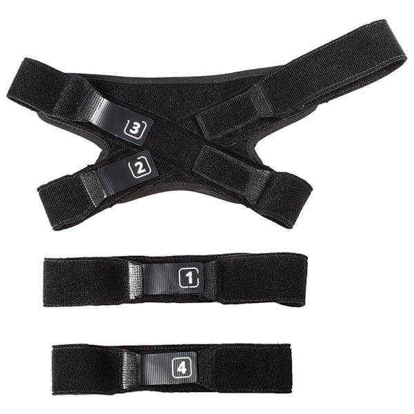 Leatt Kit Straps C-frame Carbon Pair Sort 2XL