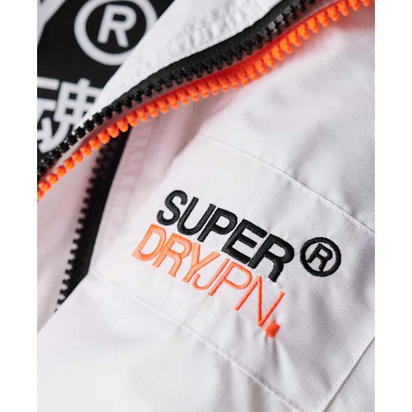 Superdry Jacka Mountain Windcheater Vit L Kvinna