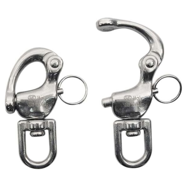 Kong Snap Krog Quick Release Rotary Ring Connector Søvfarvet 2