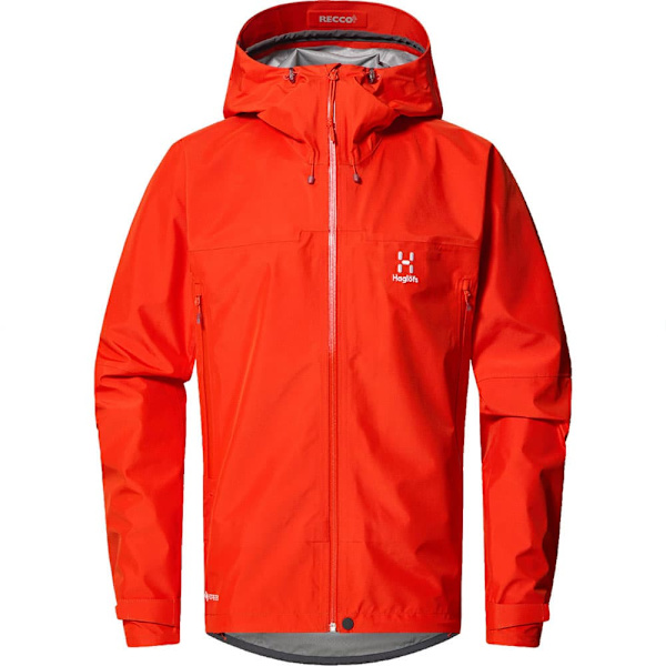 Haglofs Roc Flash Goretex Jakke Orange S Mand