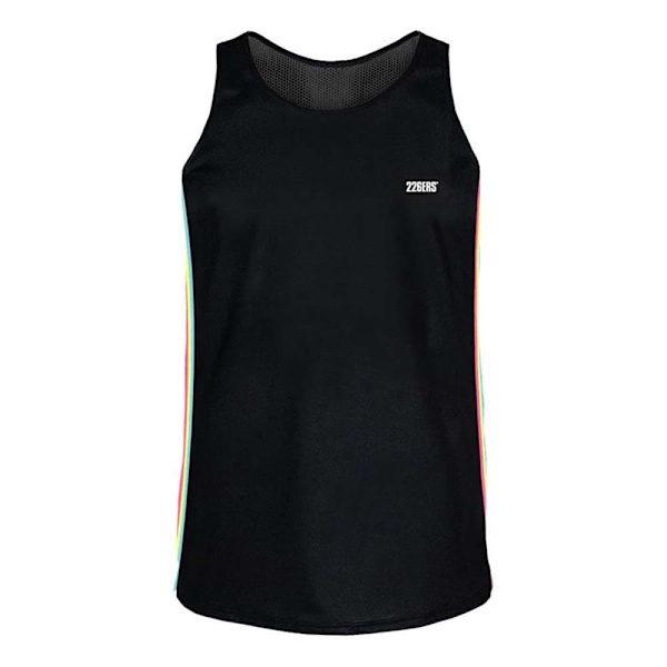226ers Side Slim Flag ærmeløs T-shirt Sort S Mand