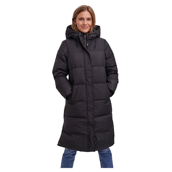 Vero Moda Ericaholly Lang Frakke Sort XS Kvinde