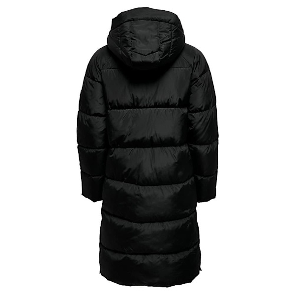 Only Frakke Amanda Long Puffer Sort XS Kvinde