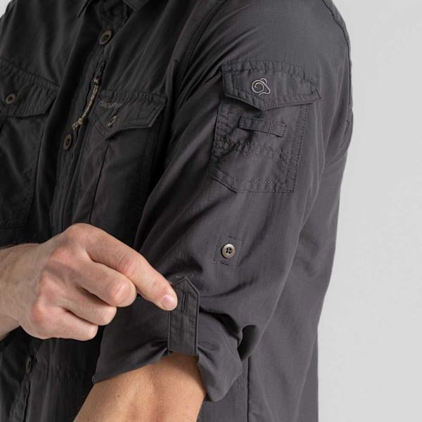 Craghoppers Lang ærmet Skjorte Nosilife Adventure Iii  XL Mand