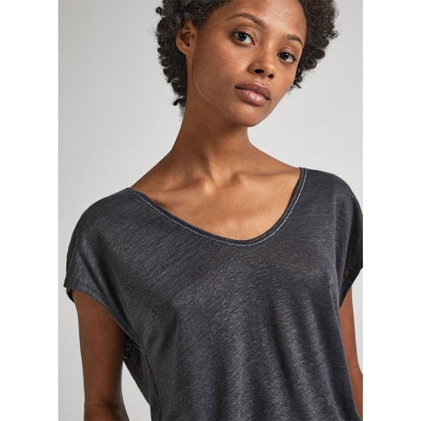 Pepe Jeans Kortärmad T-shirt Lottie Blå XL Kvinna