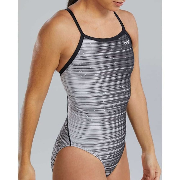 Tyr Badedragt Durafast Elite Diamondfit Speedwarp Grå 26 Kvinde