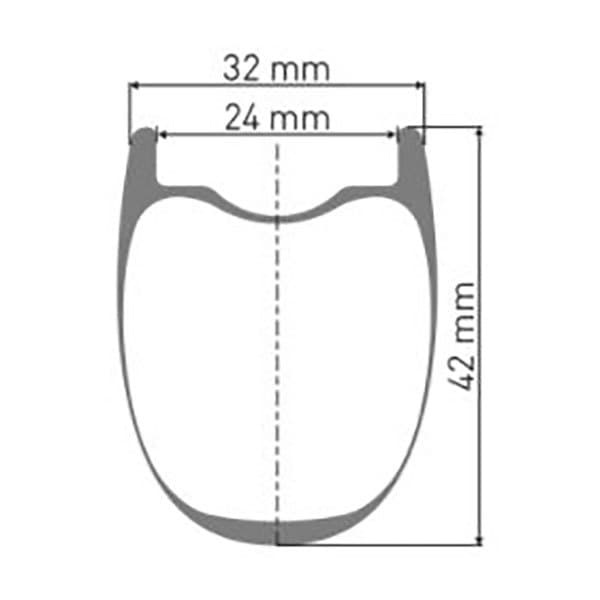 Dt Swiss Hgc 1400 Spline 24 Cl Disc Tubeless Maantiepyörän Etupyörä Musta 12 x 100 mm