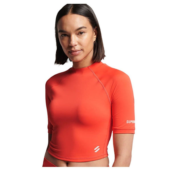 Superdry Run 3/4 Tight Crop Orange S Kvinna