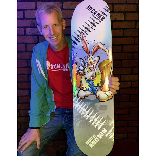 Yocaher Skateboard Graphic Radical Rabbit 7.75´´ Flerfärgad 31 Inches