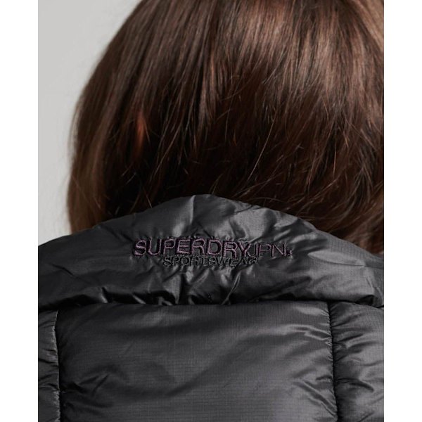 Superdry Puffer Jakke Sports Sort XS Kvinde