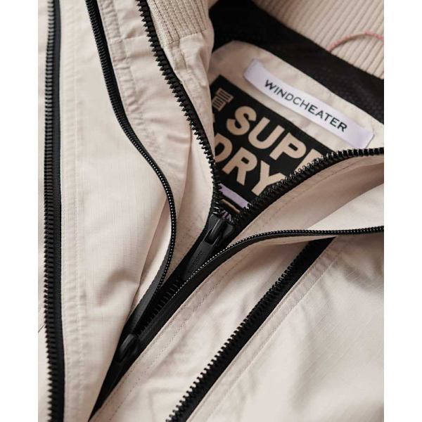 Superdry W5011655a Jakke Beige L Kvinde
