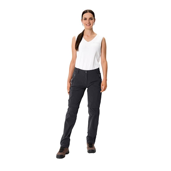 Vaude Bukser Farley Stretch Zo T-zip Ii Sort 36 / Short Kvinde