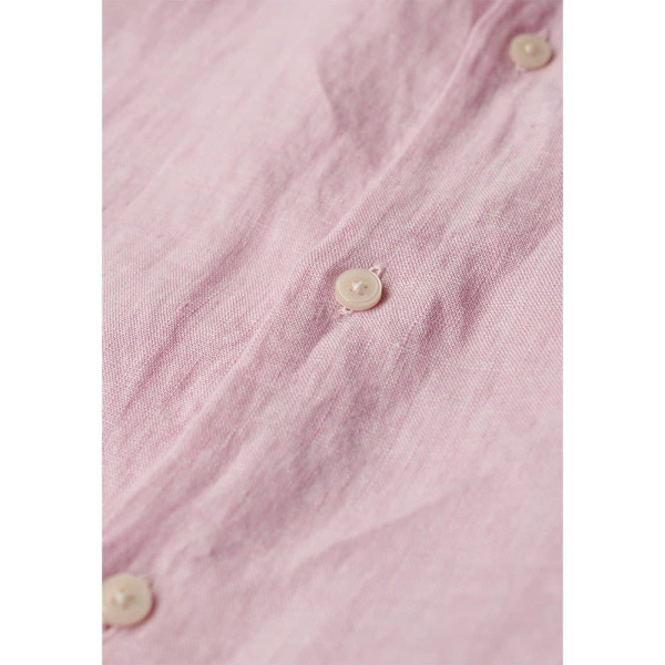 Superdry Studios Casual Linen Lyhythihainen T-paita Pinkki 3XL Mies