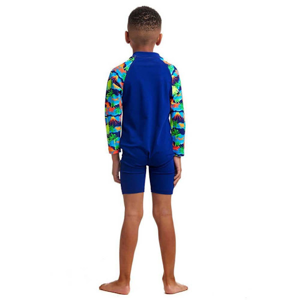 Funky Trunks Uv Langærmet Jumpsuit Go Blå 4 Years