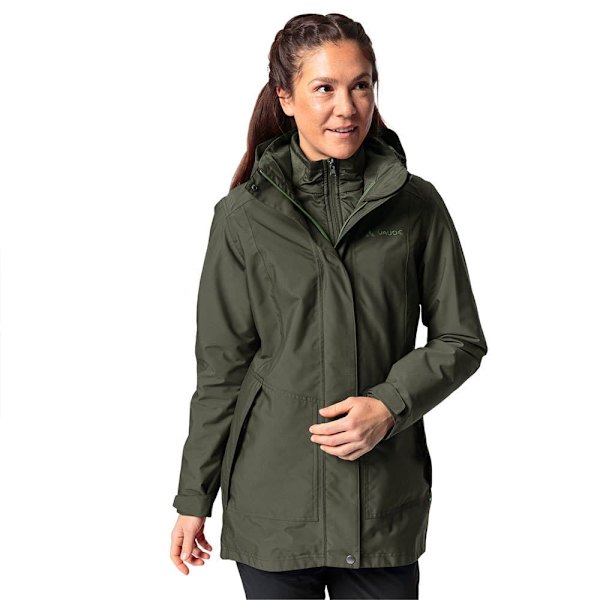 Vaude Idris 3 In 1 Iii Parka Grönt 44 Kvinna