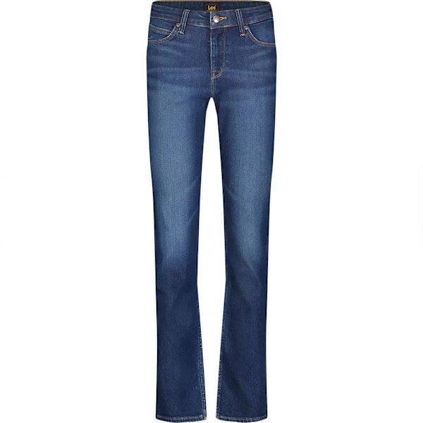 Lee Marion Straight Fit Jeans Blå 30 / 31 Kvinna