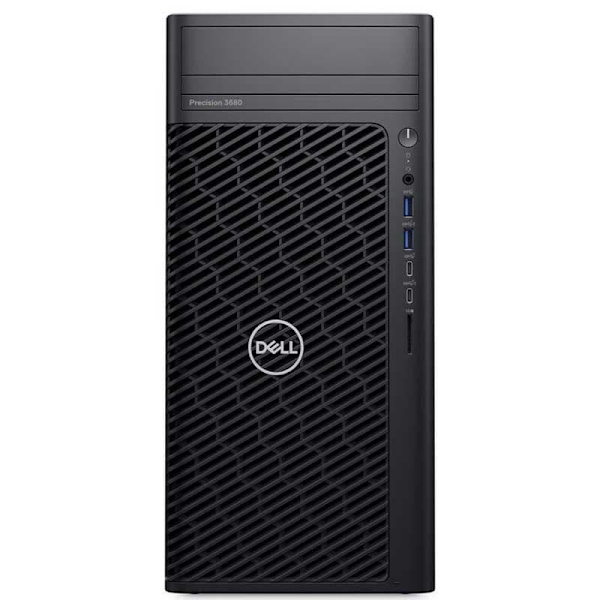 Dell Precision 3680 Mt I7-14700k/32gb/1tb Ssd Stationær Pc Sort