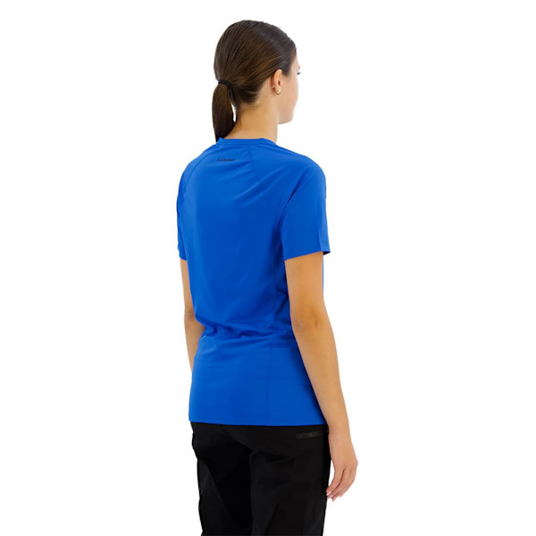 Mammut Selun Fl Logo T-shirt Med Korte ærmer Blå XS Kvinde