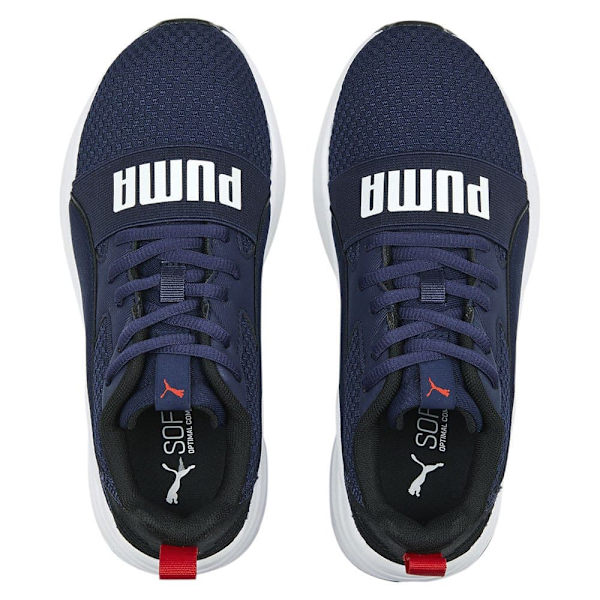 Puma Junior Løbesko Wired Run Pure Sort EU 37 Dreng
