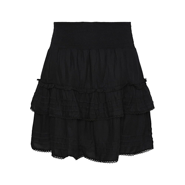 Yas Kort Nederdel Ranti Sort 2XL Kvinde
