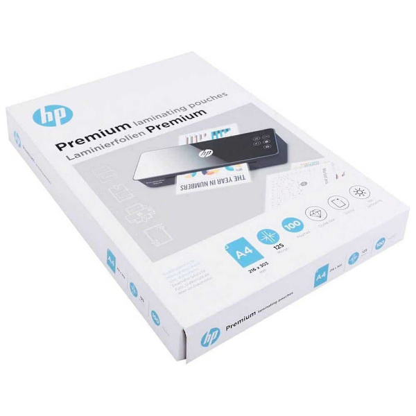 Hp A4 125 Lamineringsplader Hvid