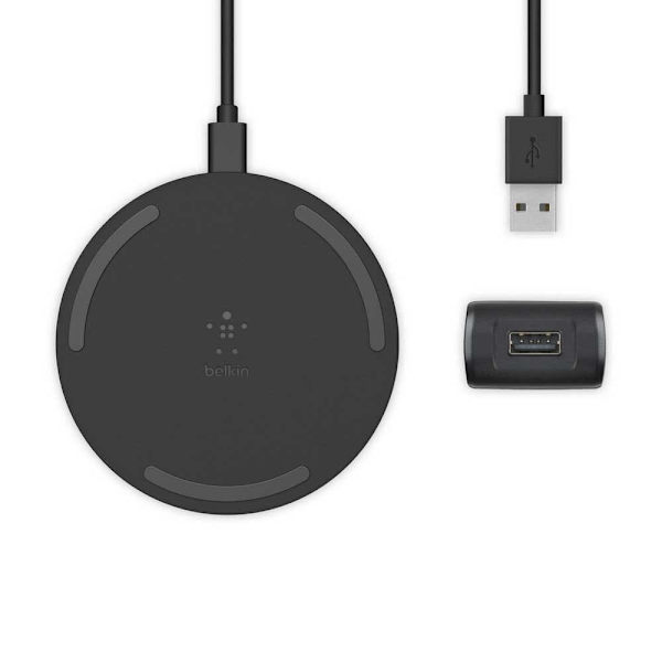 Belkin 10w Wireless Charging Pad With Psu & Micro Usb Cable Sort Sort