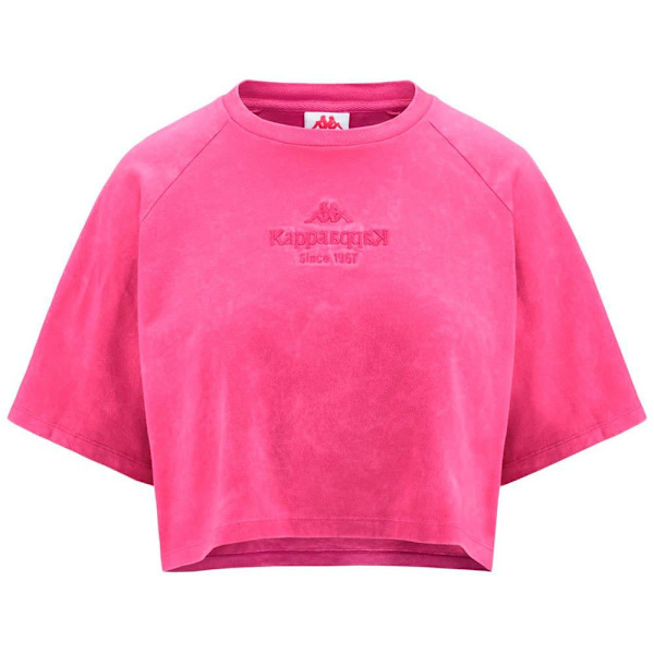 Kappa Kortærmet T-shirt Lumy Authentic Premium Rosa L Mand