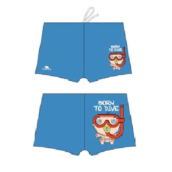 Turbo Simboxer Born To Dive Blå 3XL Man