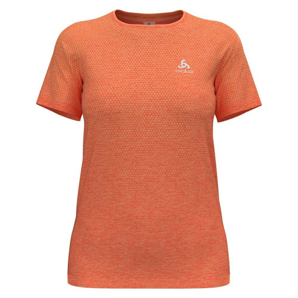 Odlo Lyhythihainen T-paita Crew Essential Seamless Oranssi XS Nainen
