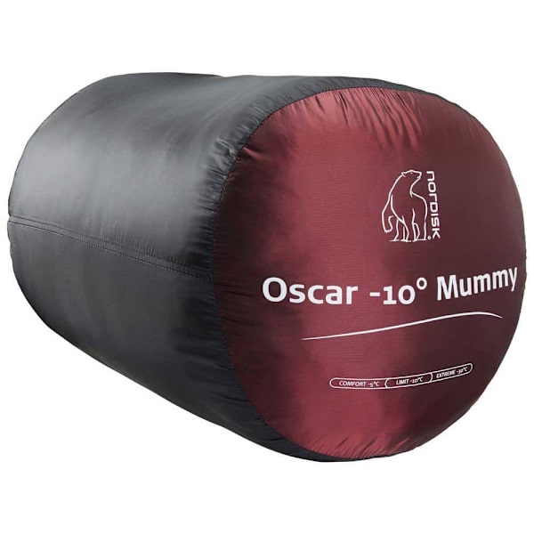 Nordisk Sovepose Oscar -10ºc Rød Long / Left Zipper