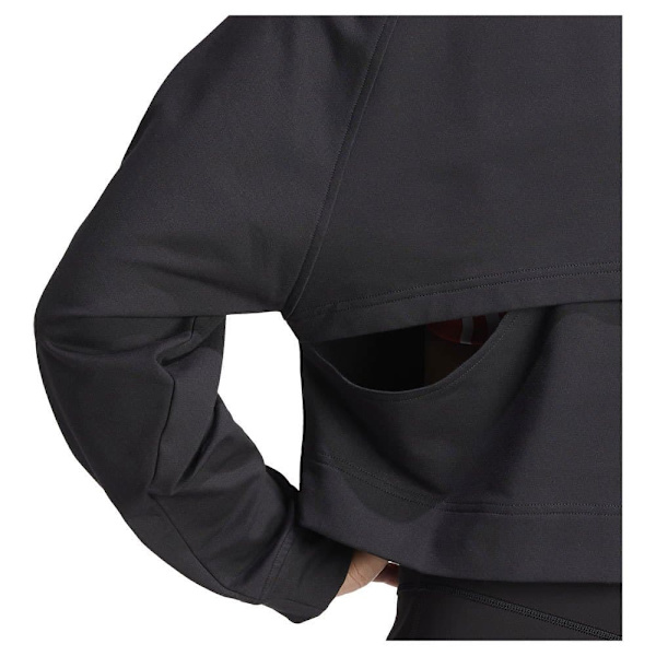 Adidas Sweatshirt Power Cover Up Sort S / Regular Kvinde