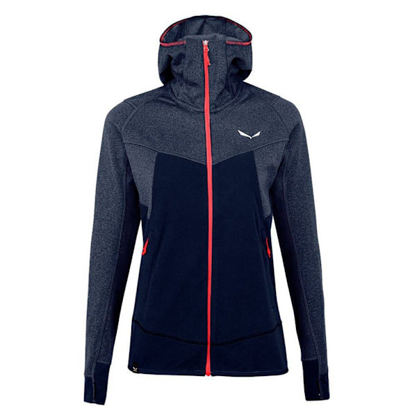 Salewa Fleece Med Hætte Puez Hybrid Polarlite Blå XL Kvinde
