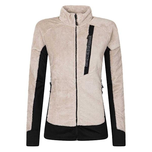 Rock Experience Full Dragkedja Fleece Blizzard Beige S Kvinna