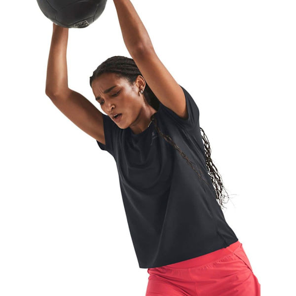 Under Armour Kortärmad T-shirt Rush Energy 2.0 Svart XS Kvinna