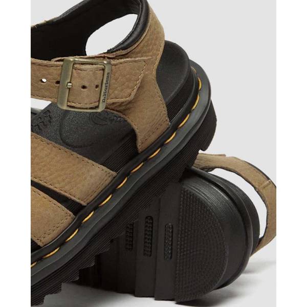Dr Martens Blaire Sandaler Grøn EU 40 Kvinde