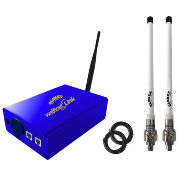 Glomex Internettet Webboat 4g Link Kit&2 Antenas Søvfarvet