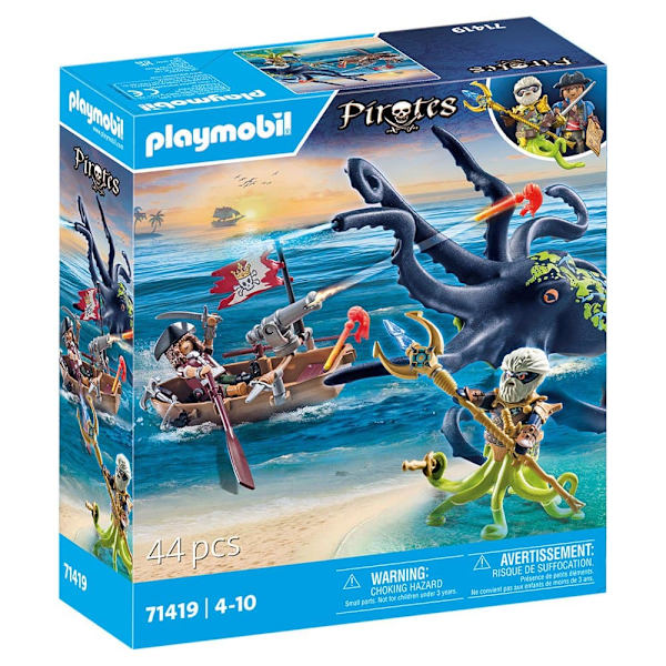 Playmobil Taistelu Jättiläismustekalaa Vastaan Ohjaus Peli Con