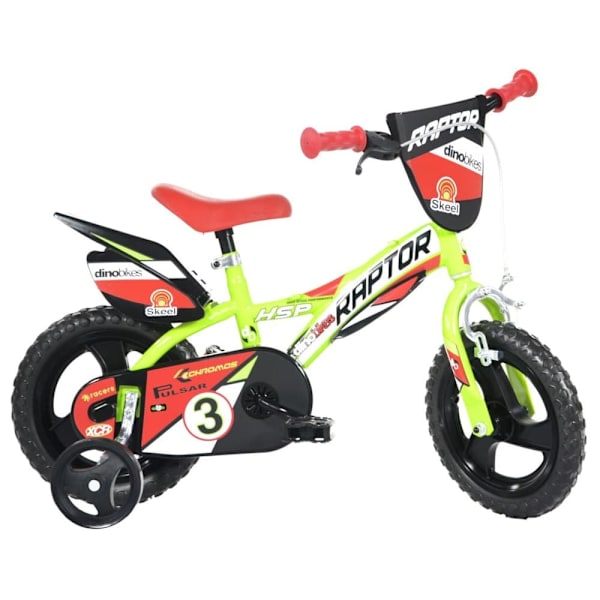 Dino Bikes Raptor Fluorescent 12 Pyörä Keltainen 3-5 Years Poika