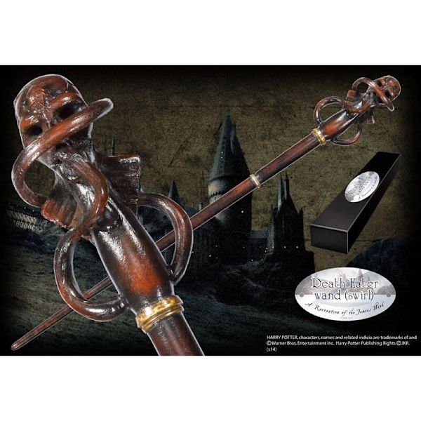 Noble Collection Death Eater Swirl Wand Flerfärgad