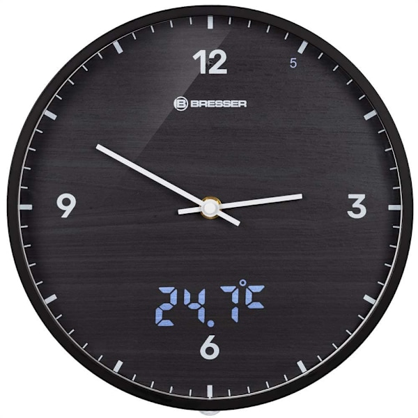 Bresser Vægur Mytime Ledsec Sort