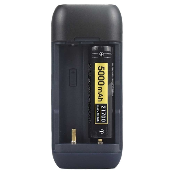 Speras Oplader Pd21700 2 Slot Type C With Lcd Screen Sort