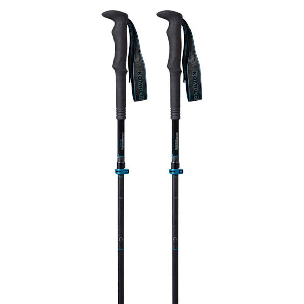 Komperdell Polakker Carbon Fxp.4 Approach Vario Blå 115-135 cm